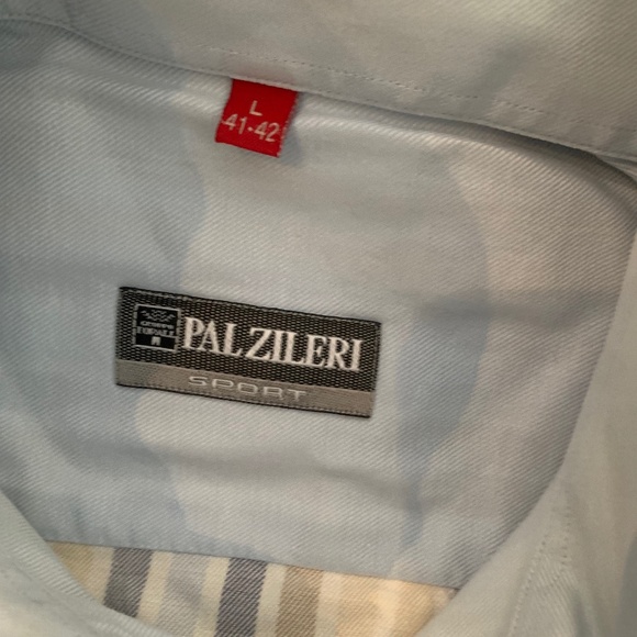 "Pal Zileri" men's long sleeves button down collar shirt - Picture 3 of 6